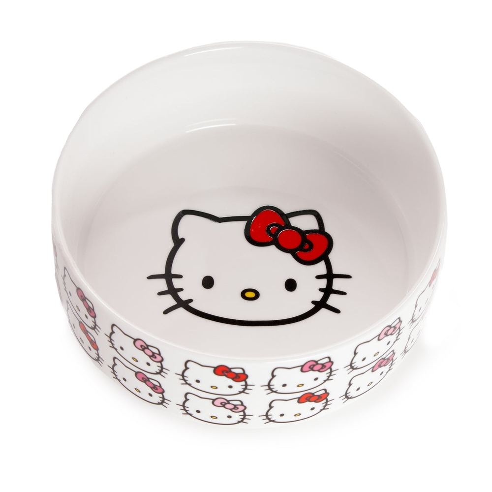 HELLO KITTY Ceramic Pet Bowl 6.5" in NWT